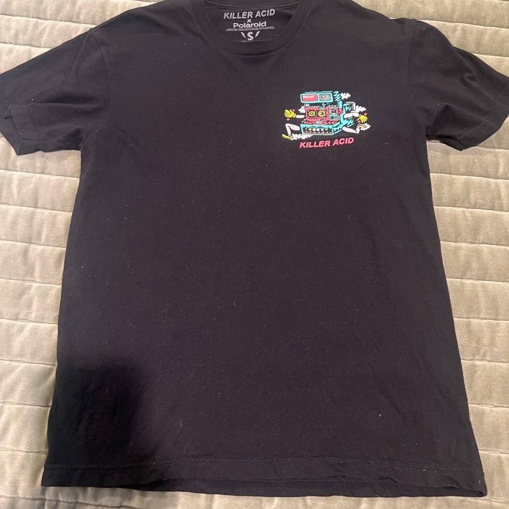 Killer Acid POLAROID Black Graphic Tee